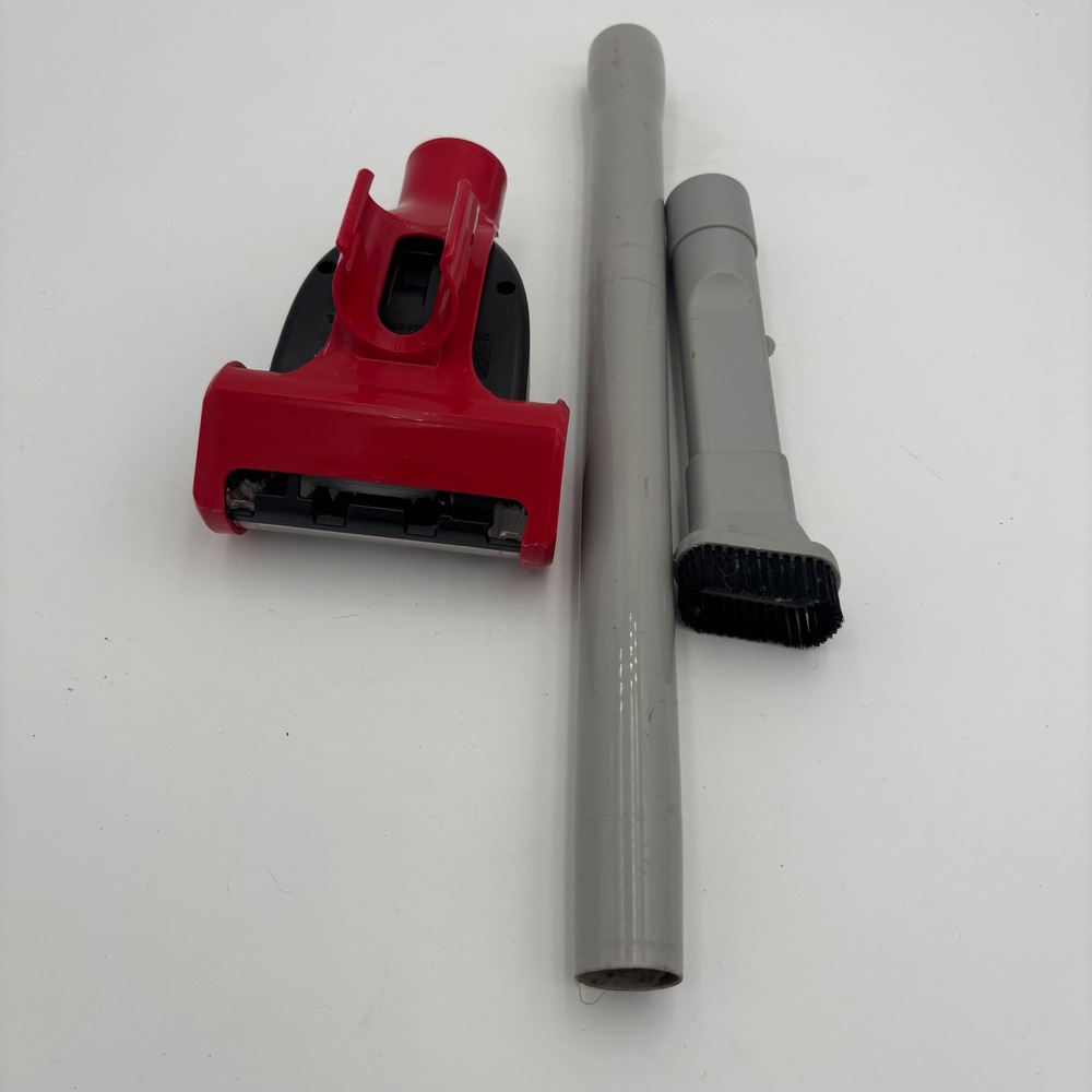 Dirt Devil Vacuum Attachment Set UD70181 Turbo Tool Wand Brush Red Gray